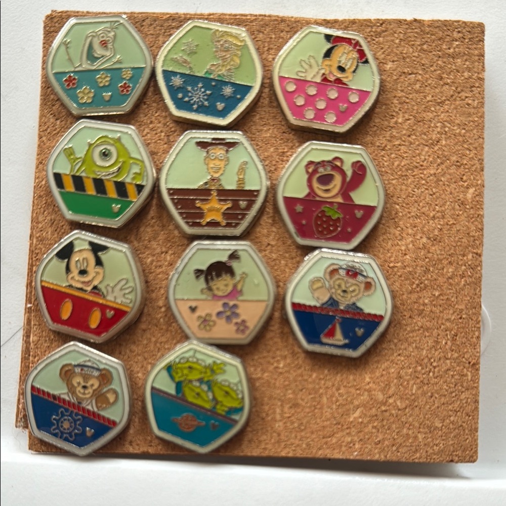 Disney Ferris Wheel pin Series (10 pins)